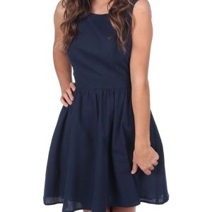 Lauren James Emerson Seersucker Dress Navy